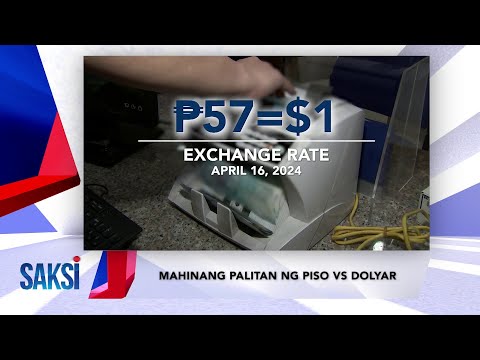 SAKSI RECAP: Mahinang palitan ng Piso VS Dolyar (Originally aired on April 16, 2024)