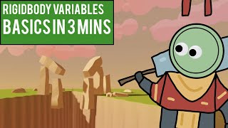 Godot RigidBody variables explained in 3 MINUTES