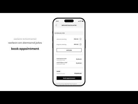 Service calculator feature