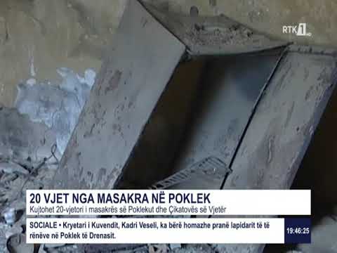 Kujtohet 20- vjetori i masakrës së Poklekut dhe Çikatovës së vjetër