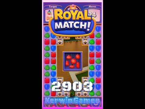 Royal Match Level 2903 - No Boosters Gameplay