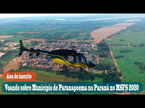 Voando sobre Município de Paranapoema no Paraná no MSFS 2020