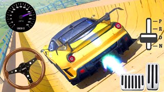 Mega ramp Impossible Stunt Car Tracks 3d Android Gameplay #3