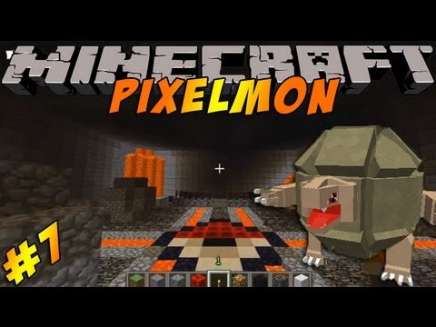 Minecraft Pokemon Mod!! Pixelmon Ep #7 - Gym Completed!