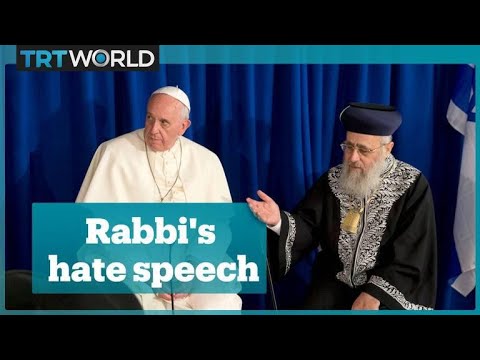 Israeli chief rabbi compares black people to monkeys