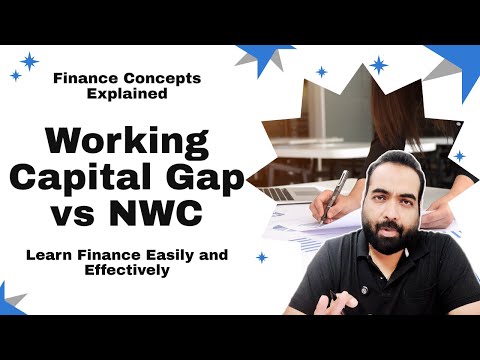 Class-38: Working Capital Gap vs Net Working Capital | Difference & relation Explained Simply
