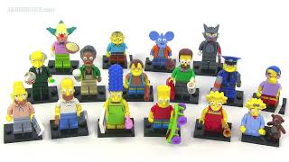 🔄 LEGO The Simpsons Collectible Minifigures series 1 review! re upload 20140416
