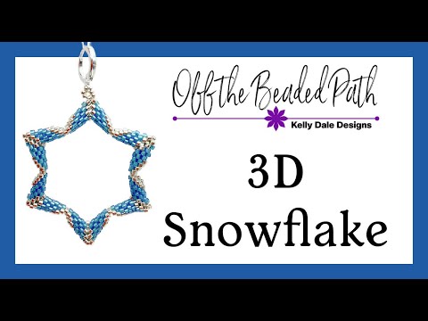 3D Snowflake Beading Tutorial | Step-by-Step Guide