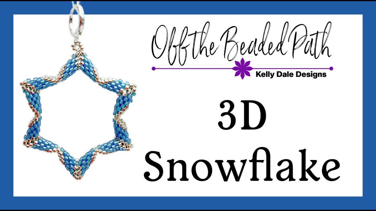 3D Snowflake Beading Tutorial | Step-by-Step Guide