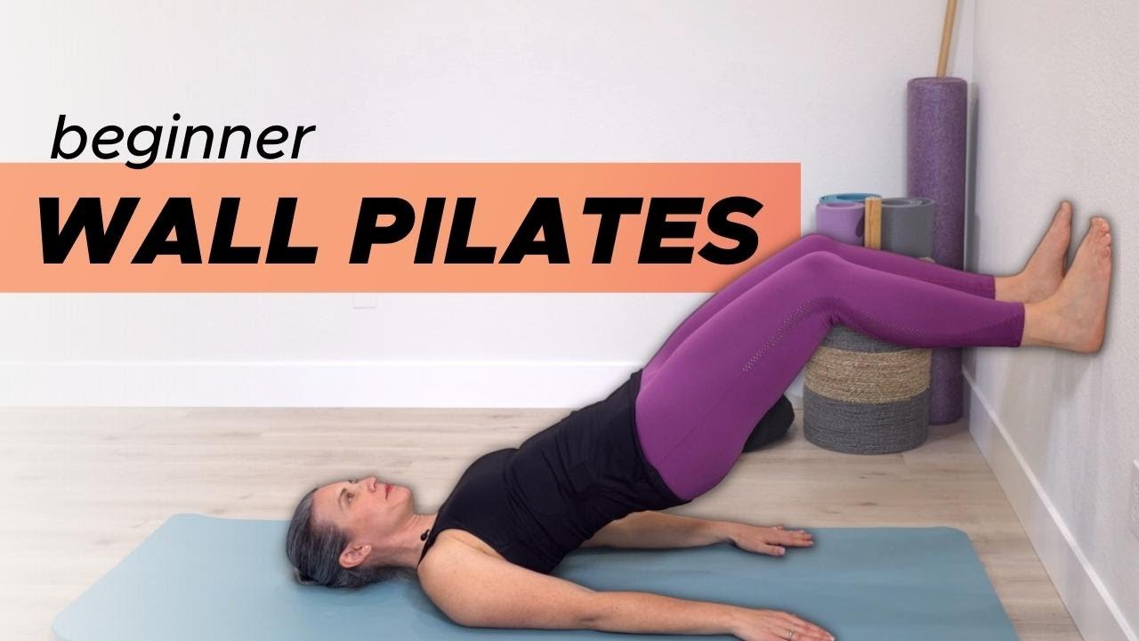 Beginner Wall Pilates | 20 min at-home Workout - YouTube