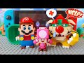 Bowser Is Very Sick Lego Super Mario Toadette Enter Nintendo Legomario