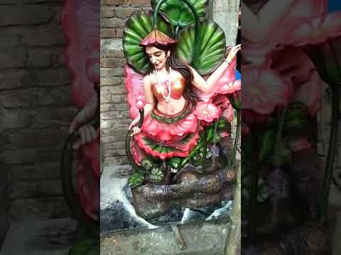 Frp decorative women statue, for exterior decor