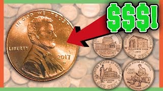 RARE VALUABLE PENNIES WORTH MONEY - COINS IN YOUR POCKET CHANGE!!