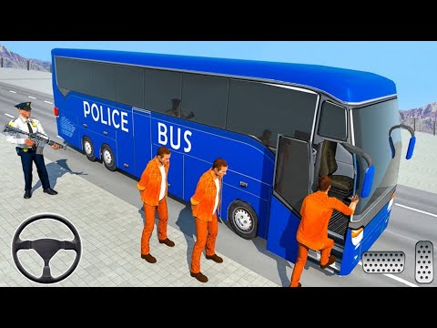 Police Bus Simulator game 2023 - Police prisoner transport Simulator game #1