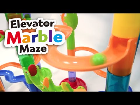 PLAYGO INFANT &amp;TODDLER konstruktorius su liftu Marmuro labirintas, 9322 video