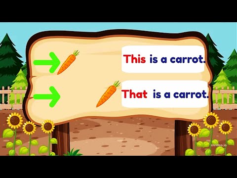 This - That | Demonstrative Pronouns| Grammar and Games| This and That for kids