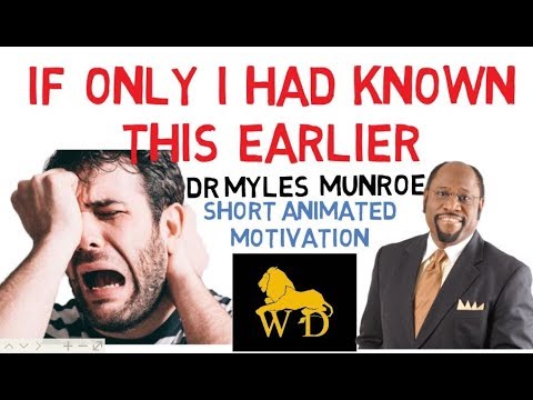 DO YOU FEEL LIKE YOU DONT FIT IN? by Dr Myles Munroe