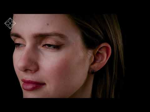 Sapphire 7mm x 5mm 18K White Gold Earrings - FEG24-UY