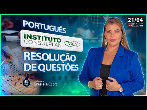 LIVE #293 - PORTUGUÊS CONSULPLAN: RESOLUÇÃO DE QUESTÕES