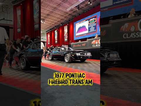 1977 Pontiac Firebird Trans Am. #shorts #viralshorts #pontiacfirebird #classiccarauction