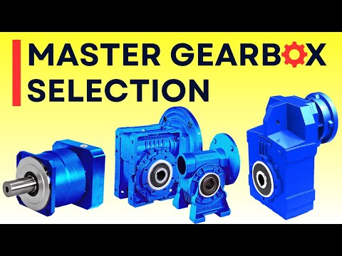 Gearbox Selection Calculation | Planetary, Worm, Bevel, Helical | Reduction Gearbox Calculation