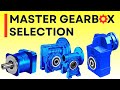 Gearbox Selection Calculation Planetary Worm Bevel Helical Reduction Gearbox Calculation