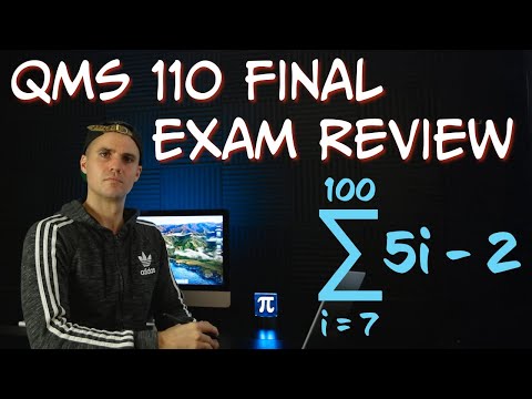 QMS 110 (TMU) Final Exam Review - Toronto Metropolitan University - Series