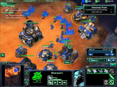 Starcraft 2 Rush Defense Gold star flawless walkthrough Part 2 / 2