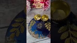Tilak Thali for Rakshabandhan #tilak #thali #resinart #diy #rakhi #art #yt #ytshorts #order #puja