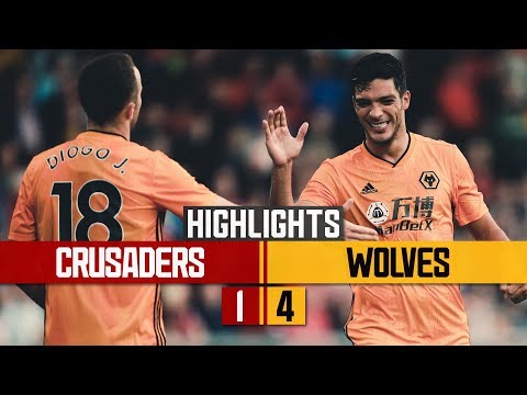 Raul Jimenez is back! Crusaders 1-4 Wolves | Highl...
