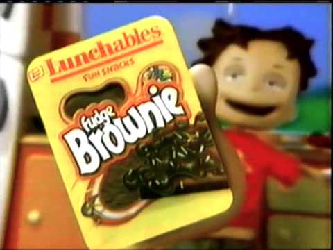 Lunchables Fudge Brownie Snack Ad