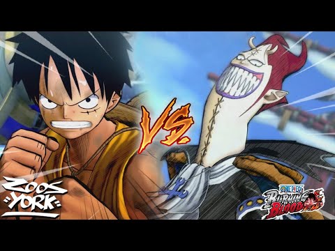 ACE & JIMBEI vs MORIA| ONE PIECE: BURNING BLOOD