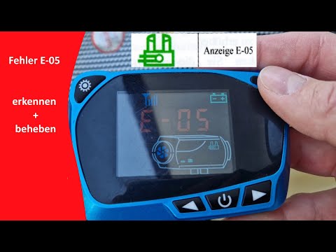 Fehler E05 beheben / wie erkennen welches Bauteil den Fehler E05 verursacht