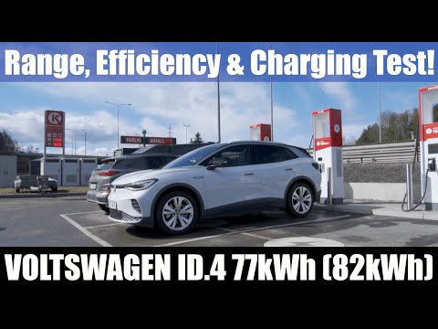 VW ID4 77kWh (82kWh) Range, Efficiency & Charging Test