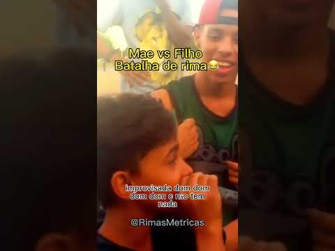 Mãe esculacha filho em batalha de rima #batalhaderima #shorts