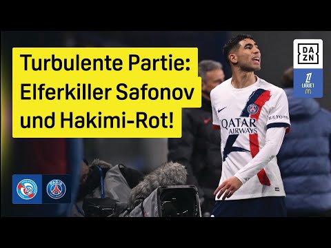 Hakimi mit üblem Tritt | Straßburg - Paris Saint-Germain | 20. Spieltag | Ligue 1 | DAZN Highlights