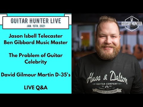 Guitar Hunter Live Jan 15, 21 I New Fender Amps, Martin David Gilmour D-35's, and @RickBeato Sig I