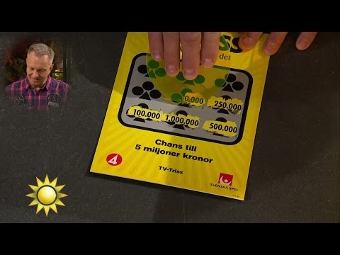 Miljonvinst på triss - Då säger vinnaren vadå? - Nyhetsmorgon (TV4)