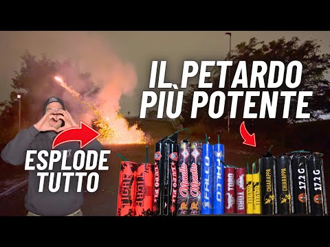 SUPER CONFRONTO tra PETARDI da 1g: QUAL'È il PETARDO più POTENTE ?!
