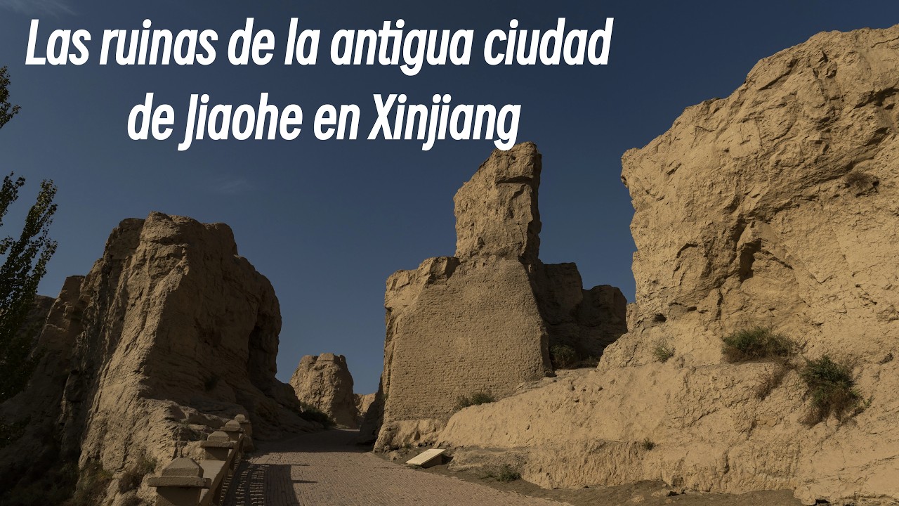 Las ruinas de la antigua ciudad de Jiaohe en Xinjiang