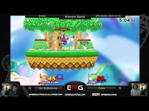 ePG Weekly - [62-Bit]Bladewise (Rosalina) Vs. Fuzzio (Yoshi) (Winners Semis) - Sm4sh