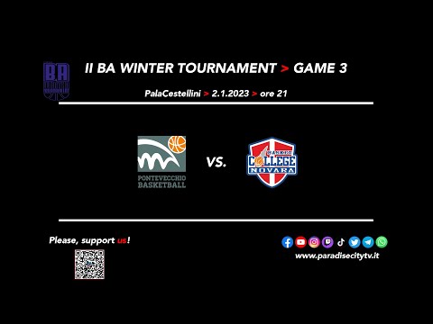 Highlights 2° BA Winter Tournament 2023 - Game 3 - Pontevecchio Basket vs. College Basket Novara
