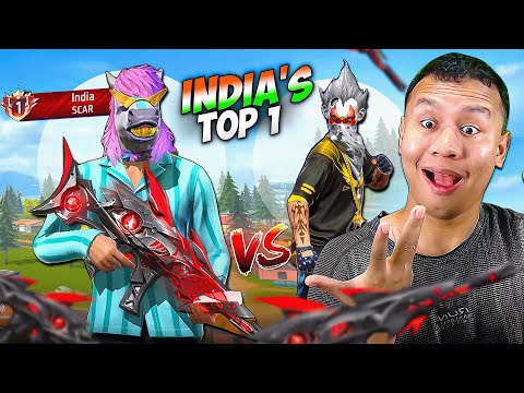 India's No. 1 Scar Grandmaster Player Vs Tonde Gamer 😱 Free Fire Max
