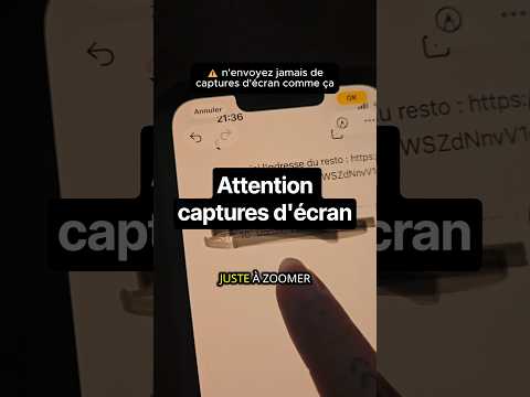 Attention à vos captures d'écran
