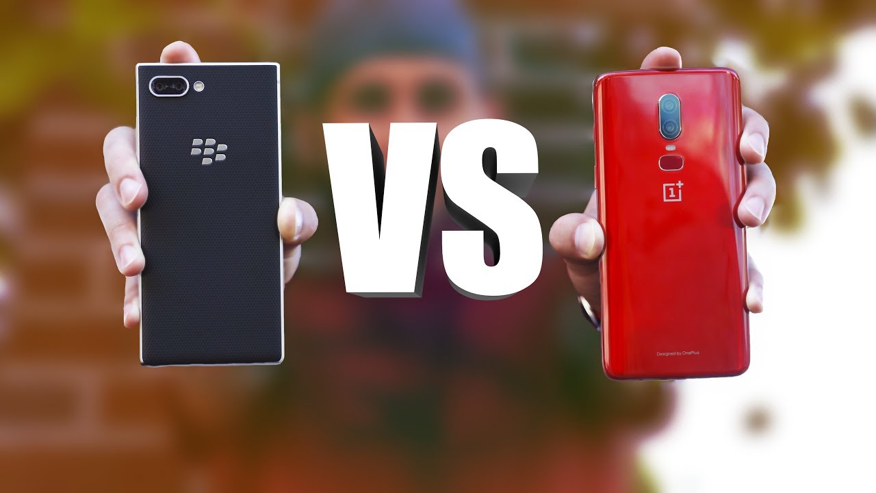 BLACKBERRY KEY2 VS ONEPLUS 6 + GIVEAWAY! (CLOSED)