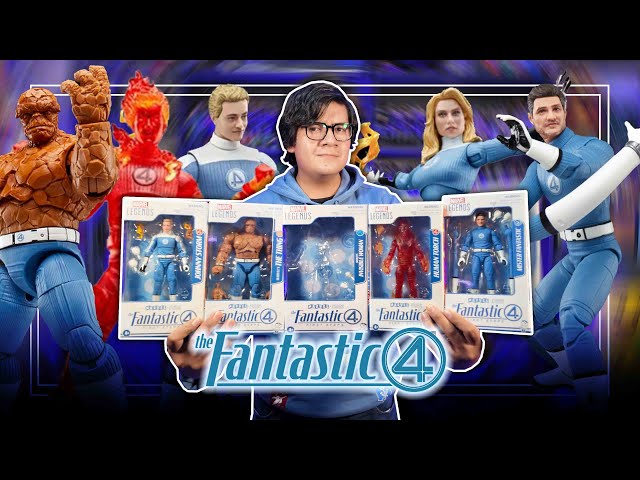 Vídeo relacionado con Marvel Hasbro Legends Series Retro Fantastic Four - Figura Coleccionable del Sr. Fantástico de 15 cm - 5 Accesorios, F0352