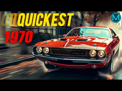 10 Quickest Muscle Cars of 1970 | What They Cost Then vs. Now