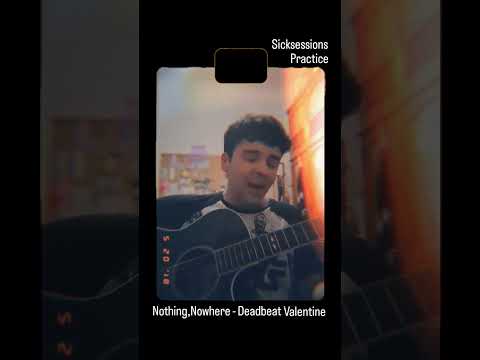 Deadbeat valentine by Nothing,nowhere. - practice #emo #nothingnowhere #acousticcover