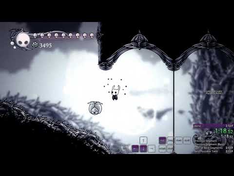 Hollow Knight Path of Pain speedrun in 2:13.18