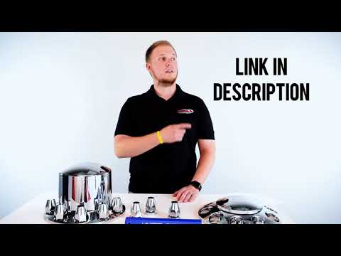 Complete Chrome Axle Cover Kit